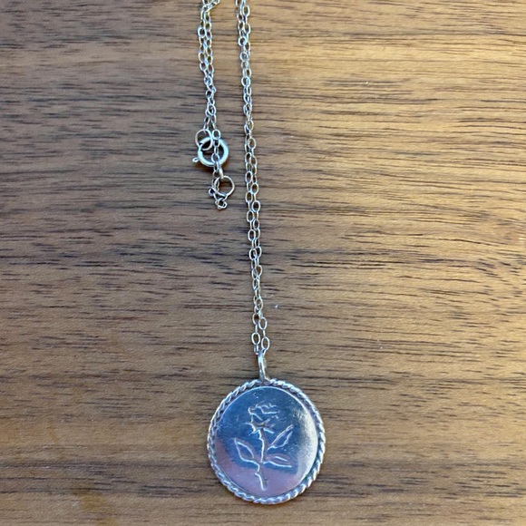 Wolf Circus - Rose Coin Necklace - Picture 2 of 7